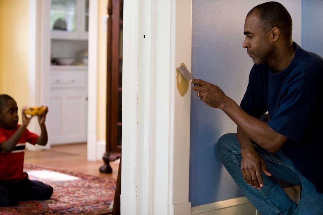 While this African-American father was in the process of repairing an interior door frame inside his residence, his young son was playing with a toy car in an adjacent room.
When performing activities involving the preparation, or renovation of painted surfaces, one must be aware of the possibility that the paint might be lead-based, and appropriate precautions need to be taken, which will minimize the spread of paint chips and airborne particulates.